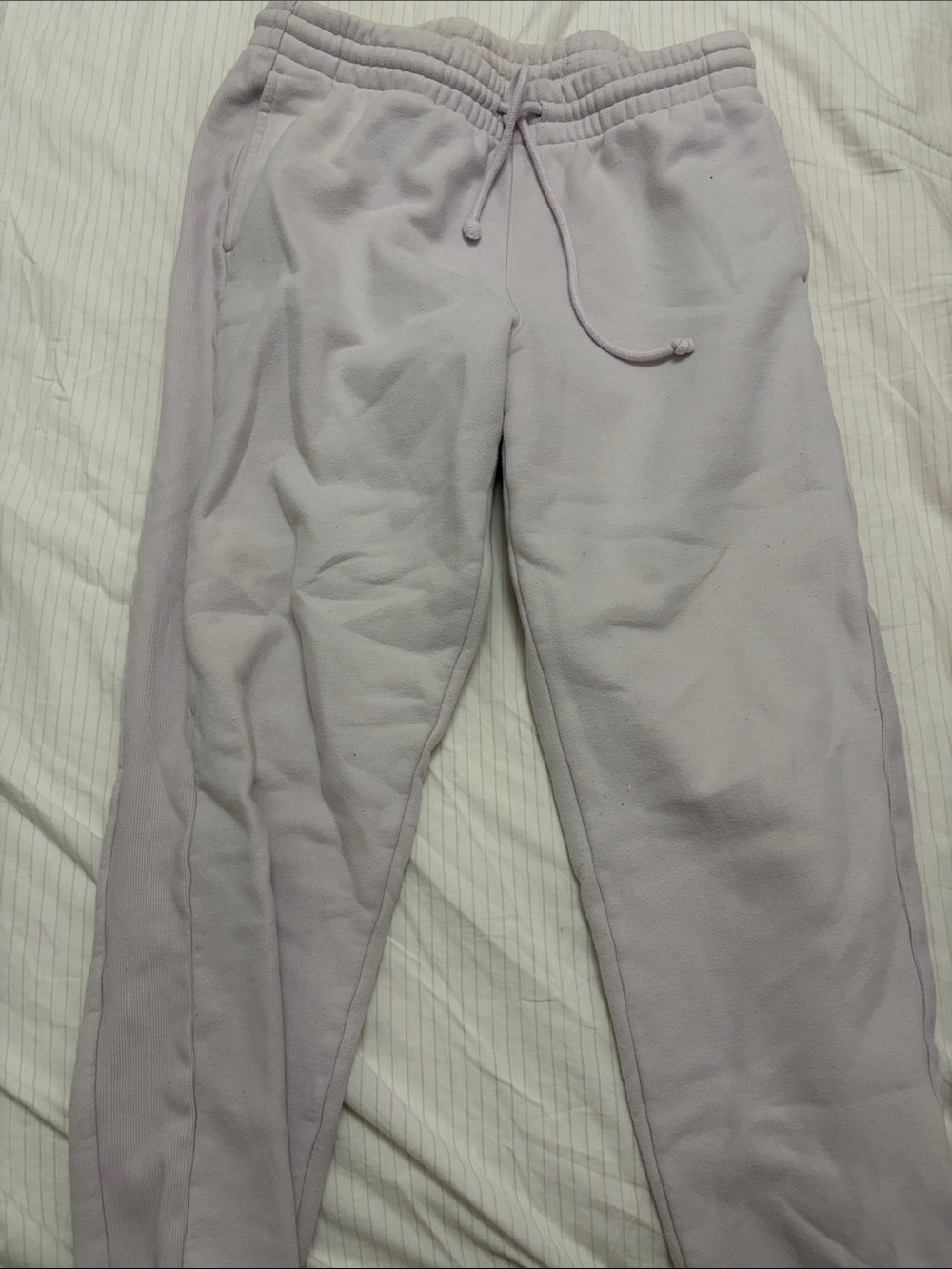 TNA Women’s Boyfriend Style Light Lavender Drawstring Sweatpants